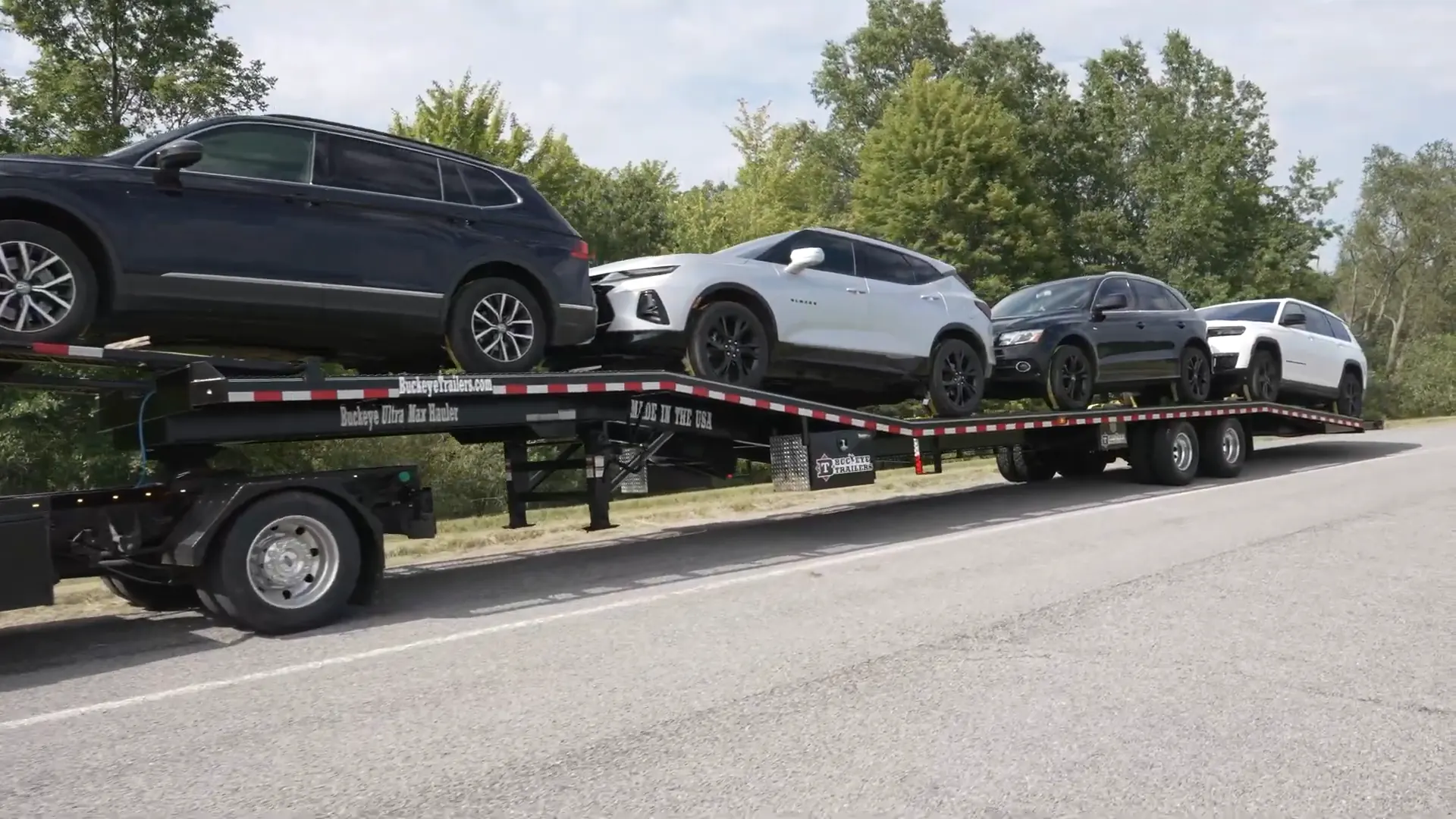 Buckeye Ultra Max loaded with cars at Star Line